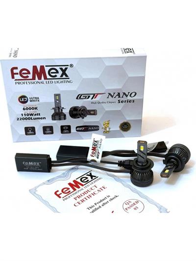 Volkswagen Touran 2006-2020 Kısa Far GT Nano Beyaz H7 Mini Led Xenon Şimşek Etkili 22000 Lümen