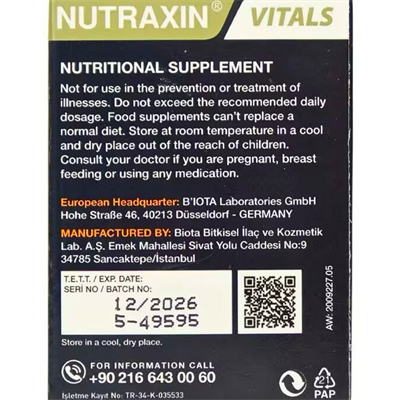  Nutraxin Folic Acid 400 mcg 100 Tablet 