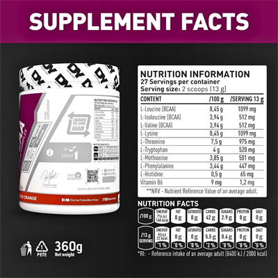 DY Nutrition HIT EAA Amino Acid Complex 360 Gr