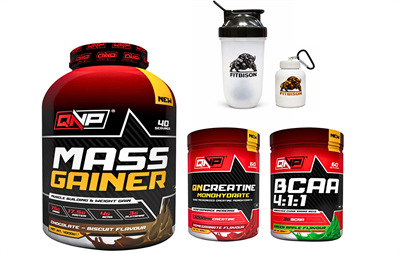 Hızlı Hacim & Güç Başlangıç Paketi + 4000Gr Masss Gaıner+300Gr Kreatin+30Gr BCAA+Shaker+Maskot Toz Kabı