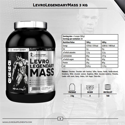 Kevin Levrone Levro Legendary Mass 3 Kg