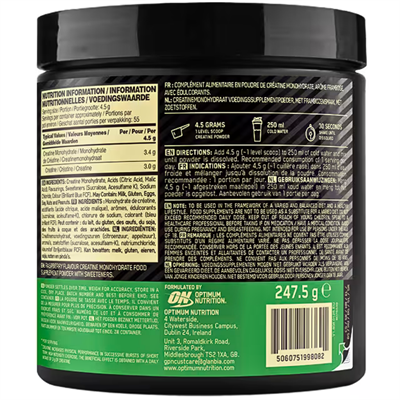 Optimum Micronized Creatine Powder 247.5 Gr