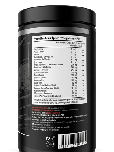 PT GO Challenge  Pre Workout 450 Gr 30 Servis