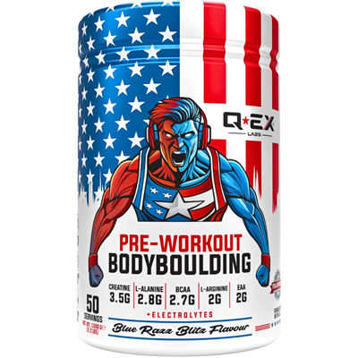Qex Labs BodyBoulding Pre Work Out 1000 Gr 50 Servis