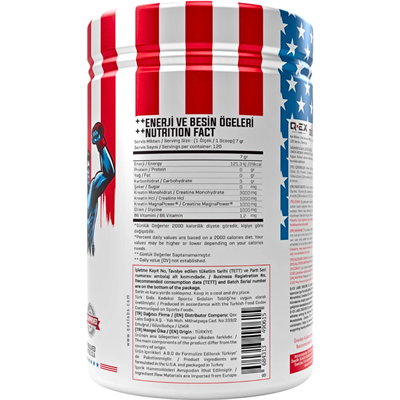 Qex Labs Creatine X3 840 Gr 120 Servis