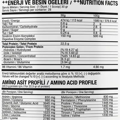 Qex Labs Iso+Core Whey Protein 840 Gr