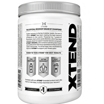 XTEND The Original 7G BCAA (Muscle Recovery + Electrolytes) - Strawberry Kiwi Splash Aromalı 
