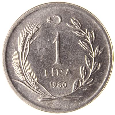1 Lira - 1980  - ÇİL (TCM13)