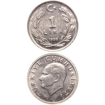 1 Lira - 1986  - ÇİL (TCM15)