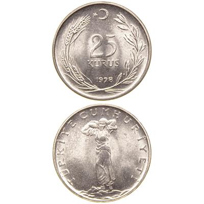 25 Kuruş - 1978  - ÇİL (TCM11)