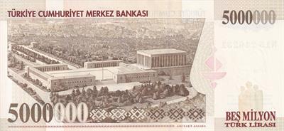 7. Emisyon 5.000.000 Lira - N15 - ÇİL 