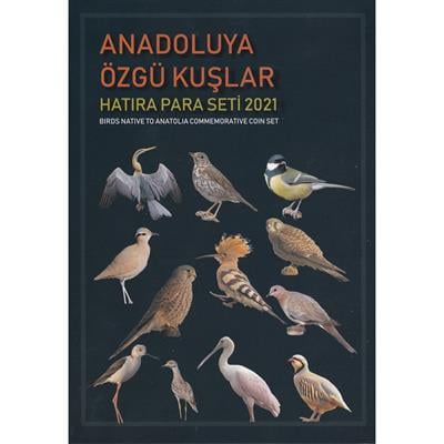 Anadoluya Özgü Kuşlar Hatıra Para Seti - 2021