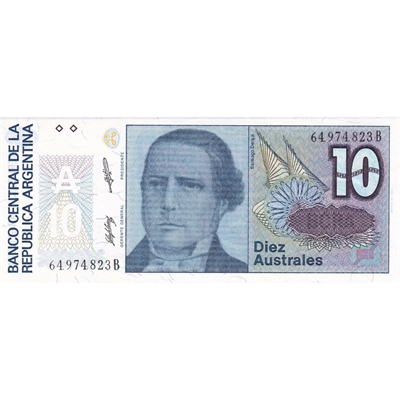 Arjantin 10 Australes - 1985 - ÇİL
