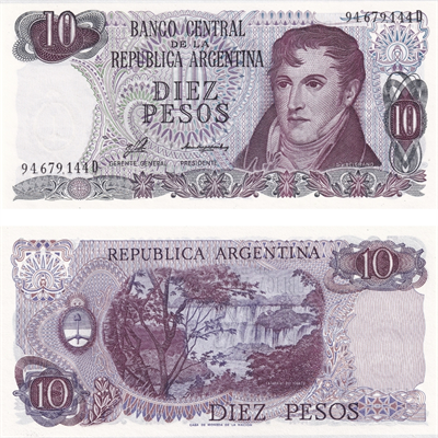 Arjantin 10 Pesos - 1976 - ÇİL