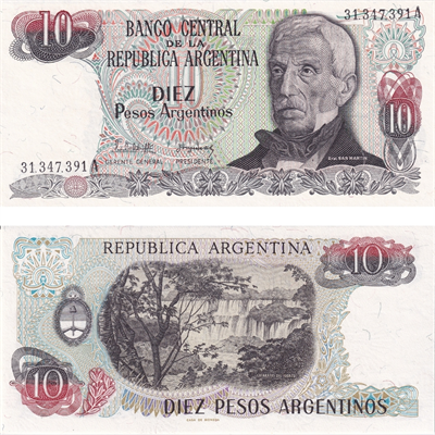 Arjantin 10 Pesos - 1983 - ÇİL