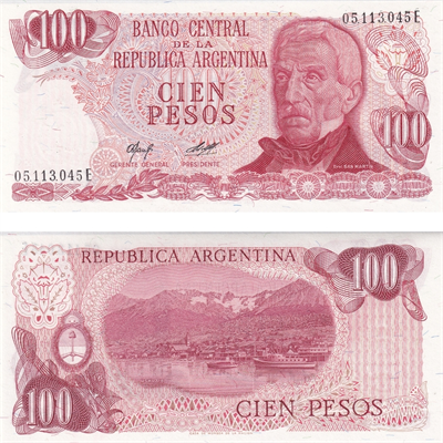 Arjantin 100 Pesos - 1976 - ÇİL