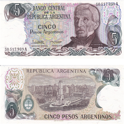 Arjantin 5 Pesos - 1983 - ÇİL