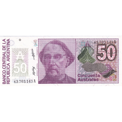 Arjantin 50 Australes - 1986 - ÇİL