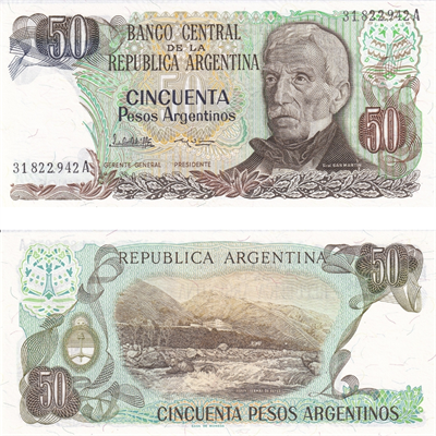 Arjantin 50 Pesos - 1983 - ÇİL