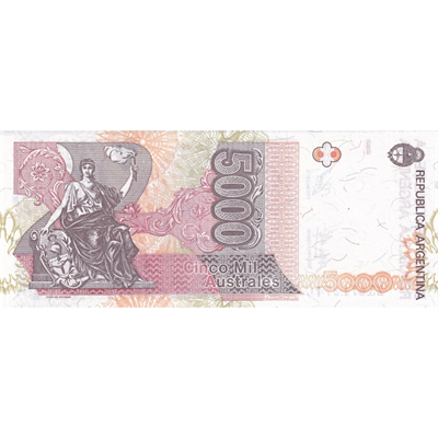 Arjantin 5000 Australes - 1989 - ÇİL