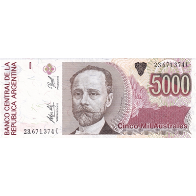 Arjantin 5000 Australes - 1989 - ÇİL