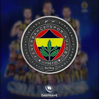 Fenerbahçe Beko 2025 Turkish Airlines Euroleague Şampiyonluk Gümüş Hatıra Para - Kutulu