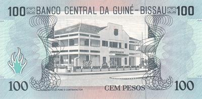 Gine Bissau - 100 Cem Pesos - 1990 - ÇİL