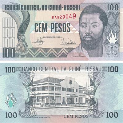 Gine Bissau - 100 Cem Pesos - 1990 - ÇİL