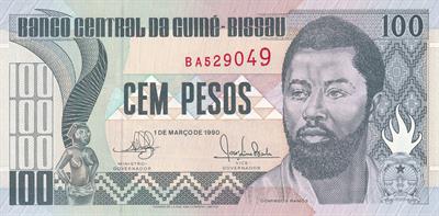 Gine Bissau - 100 Cem Pesos - 1990 - ÇİL