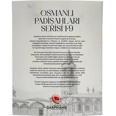 Osmanlı Padişahları Bimetal Hatıra Para Serisi 1-9
