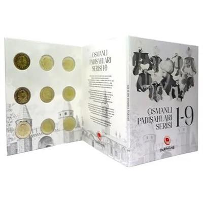 Osmanlı Padişahları Bimetal Hatıra Para Serisi 1-9