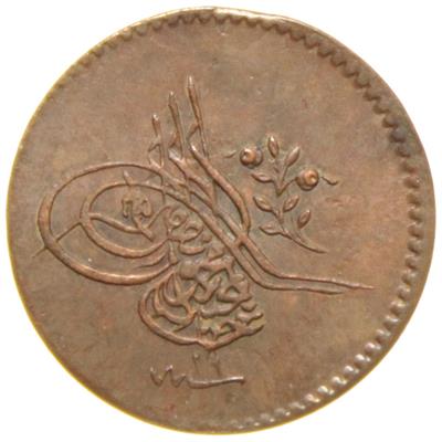 Sultan Abdülmecid 1255/19 Bakır 1 Para - Çil Altı - ÇA