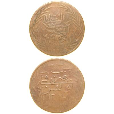 Sultan Abdülmecid - Tunus - 1267 Bakır 6 Nasri - Çok Temiz - ÇT (OM139)