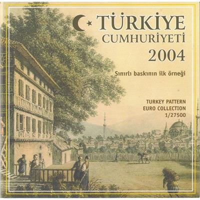 Türkiye Cumhuriyeti Euro Deneme Para Seti  - 2004