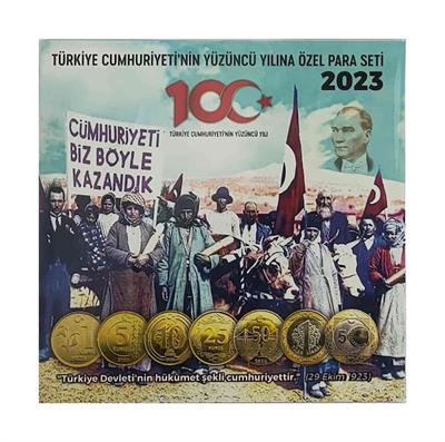 Türkiye Cumhuriyetinin 100. Yılına Özel Para Seti - 2023
