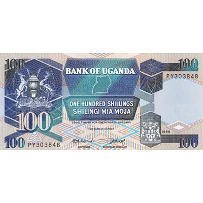 Uganda 100 Şilin - 1988 - ÇİL