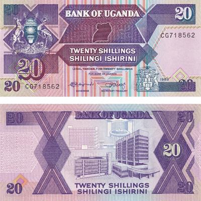 Uganda 20 Şilin - 1988 - ÇİL