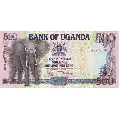Uganda 500 Şilin - 1991 - ÇİL