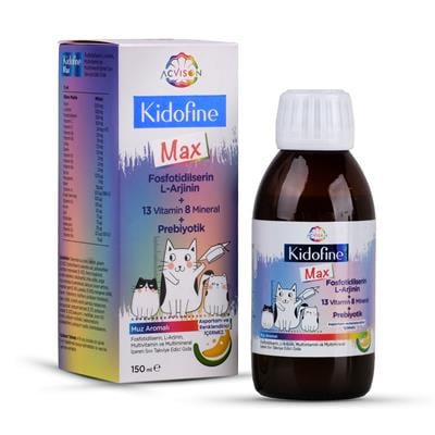 KİDOFİNE MAX TAKVİYE EDİCİ GIDA