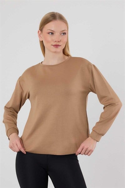 Camel Oval Kesim Oysho Sweat 3007