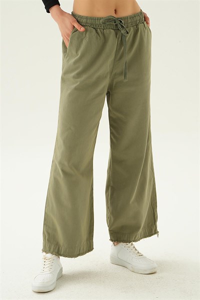 Haki Bol Paça Pantolon 4760