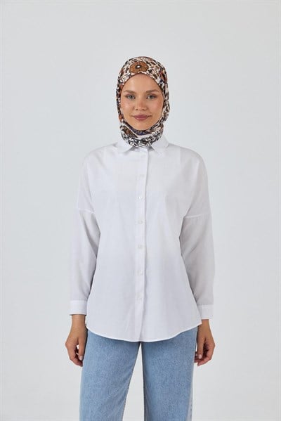 Haki Desenli Eşarp 3005