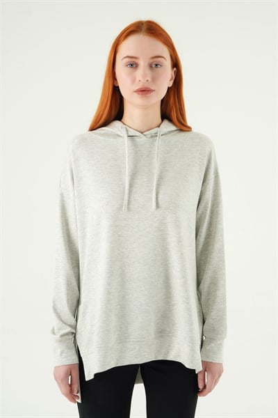 Karmelanj Kapüşonlu Tunik 8309A