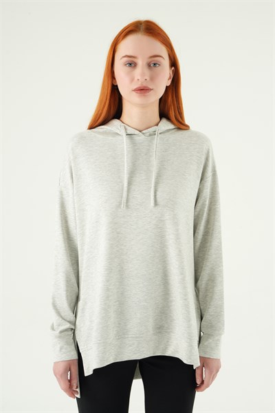 Karmelanj Kapüşonlu Tunik 8309A