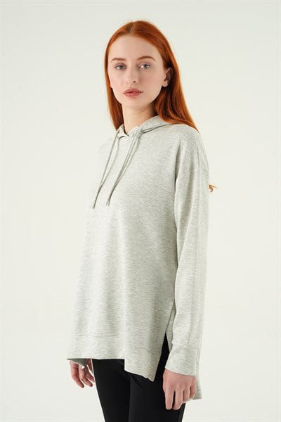 Karmelanj Kapüşonlu Tunik 8309A