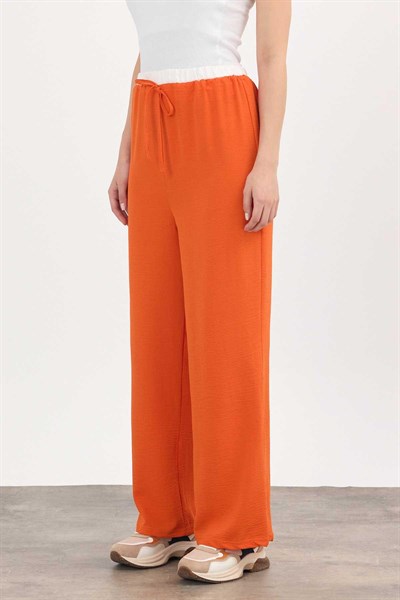 Koyu Orange Bol Paça Pantolon 4327A