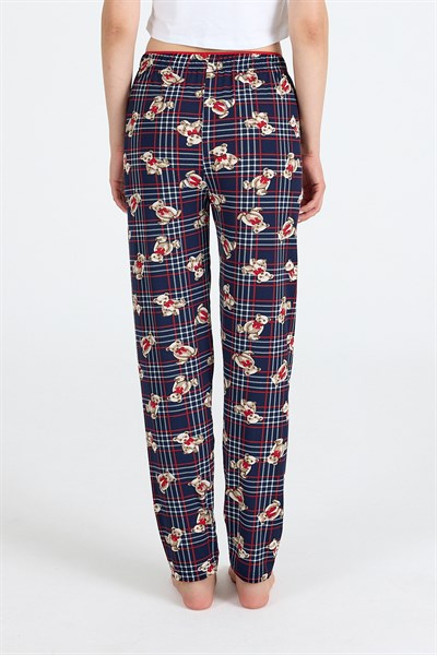 Laci Ayıcık Desenli Örme Pijama Altı 4519