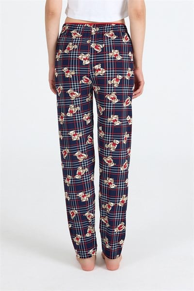 Laci Ayıcık Desenli Örme Pijama Altı 4519