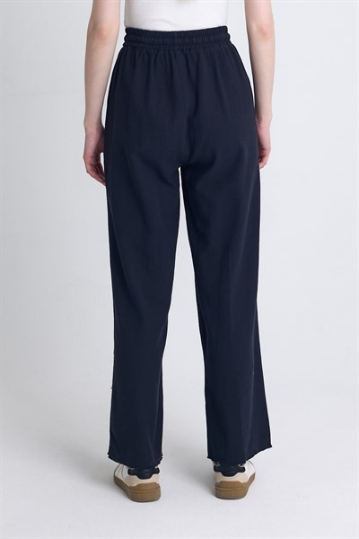 Laci Bel Lastikli Bol Paça Pantolon 4760