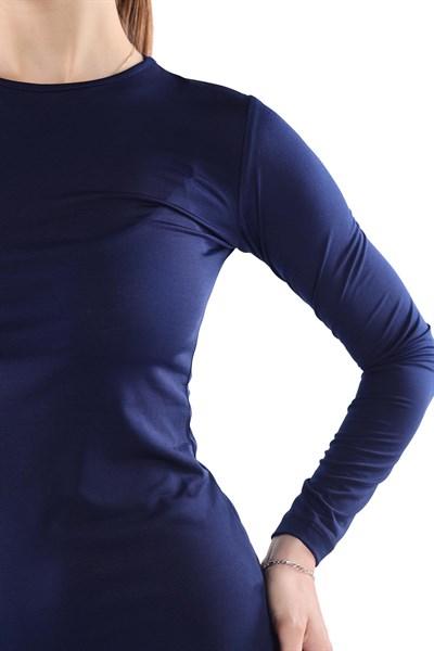 Laci Bisiklet Yaka Elbise 376
